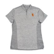 USC Trojans Women's Nike Charcoal Zonal Jacquard Polo